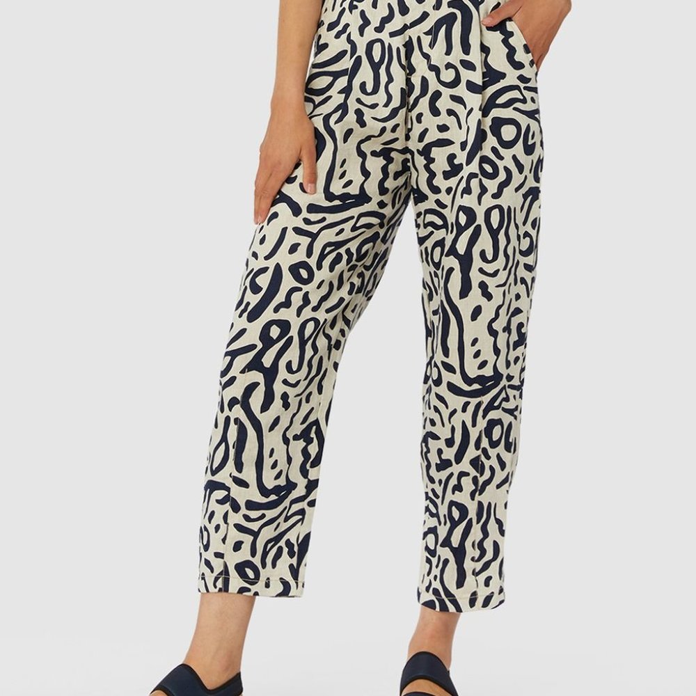 NWT Gorman High-Rise Linen Pants